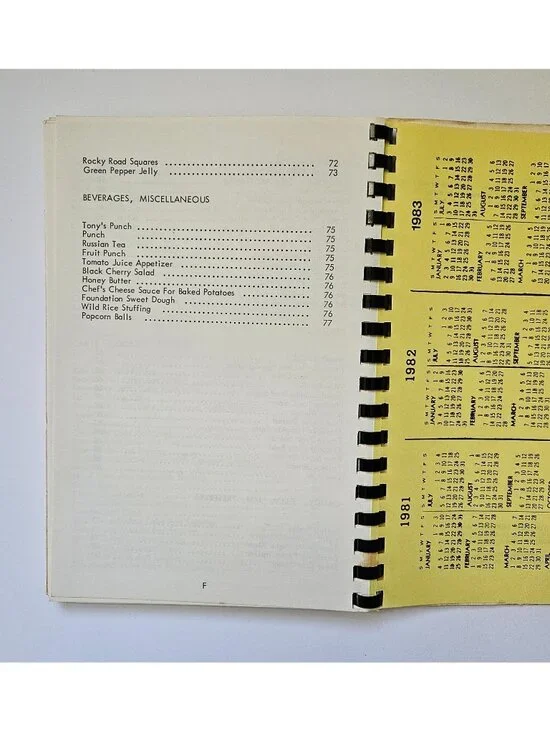 Favorite recipes vintage 1980s cookbook ABWA cottagecore grannycore spiralbound - Picture 16 of 16